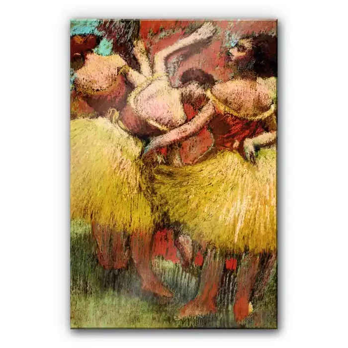 Acrylglasbild Degas – Drei Tänzerinnen