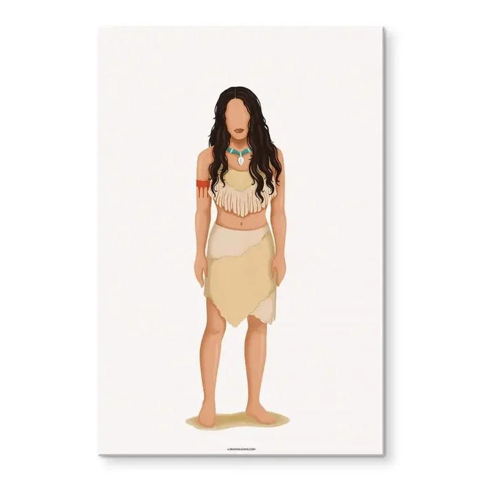 Acrylglasbild Tohmé – Pocahontas