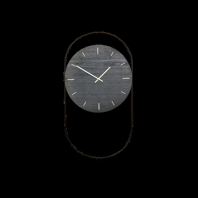 Andersen Furniture A-Wanduhr Schwarz