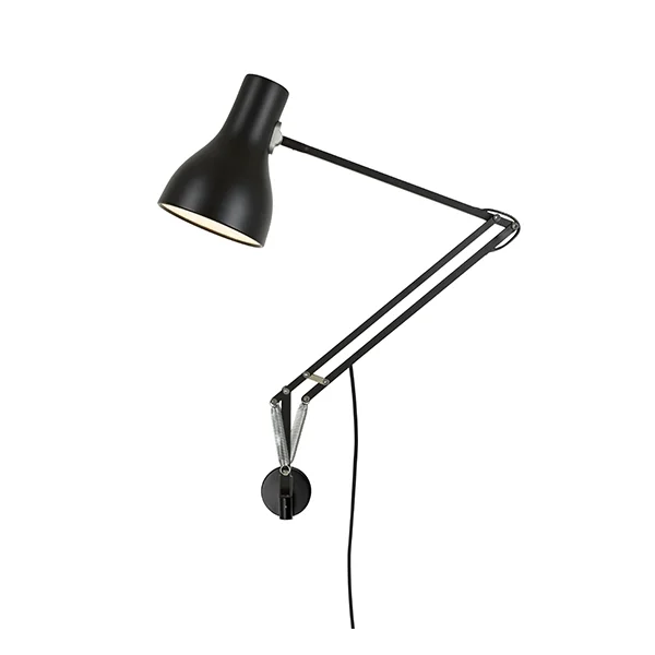 Anglepoise Type 75™ Lampe mit Wandaufhängung Pechschwarz