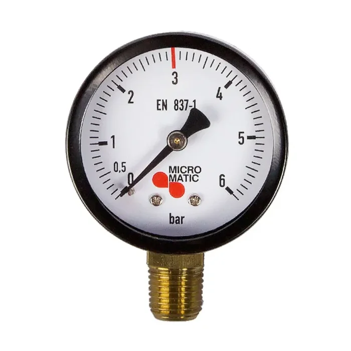 Arbeitsmanometer für Druckminderer 3 Bar Micromatic
