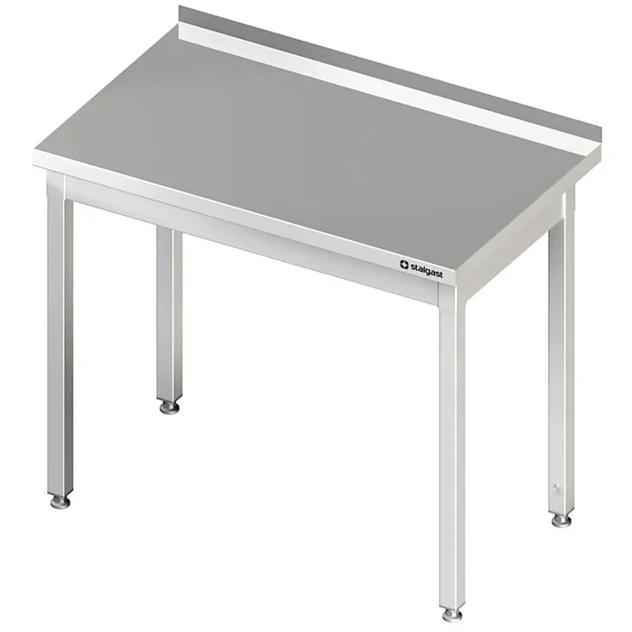 Arbeitstisch ohne Grundboden 800x600x850 mm ohne Verstrebung mit Aufkantung Selbstmontage