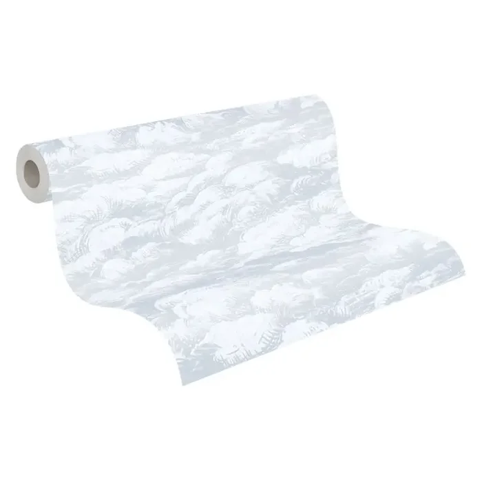 Architects Paper Vliestapete Jungle Chic Wolkentapete grau, weiß