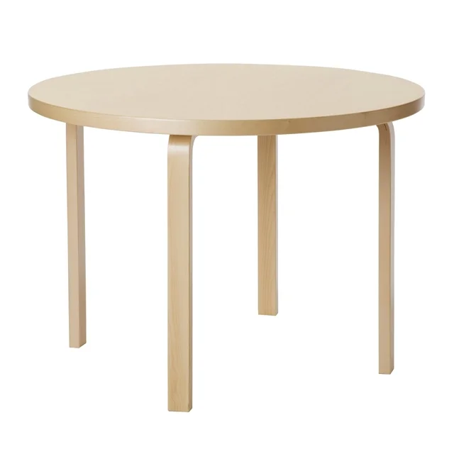 artek Aalto 90A Runder Tisch Birke