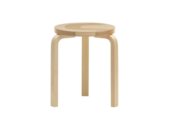 Artek Stool 60 Seireeni Hocker – Limitierte Auflage Entworfen von Alvar Aalto