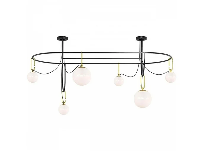 Artemide nh S5 Elliptic Pendelleuchte Entworfen von Neri & Hu