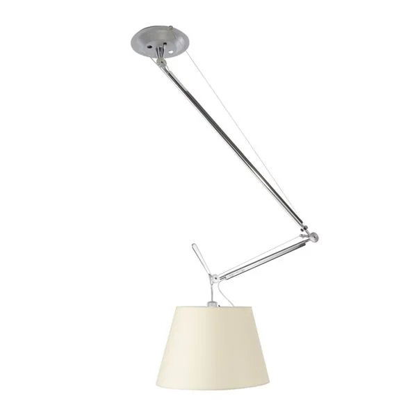 Artemide Tolomeo Decentrata Pendelleuchte Pergament 32 cm