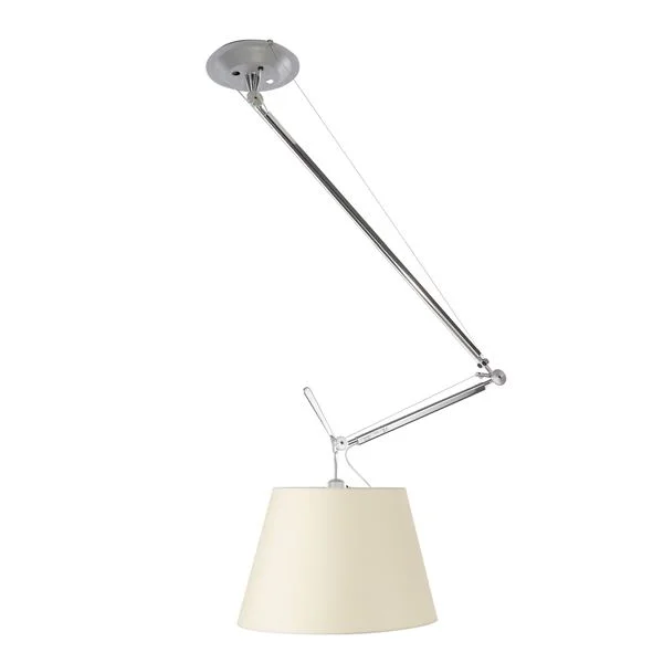 Artemide Tolomeo Decentrata Pendelleuchte Pergament 36 cm