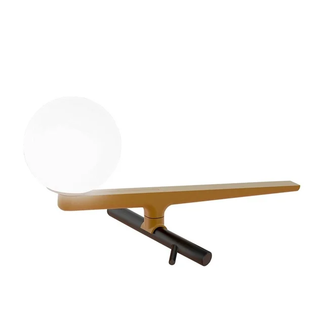 Artemide Yanzi Tischlampe Messing/Weiß