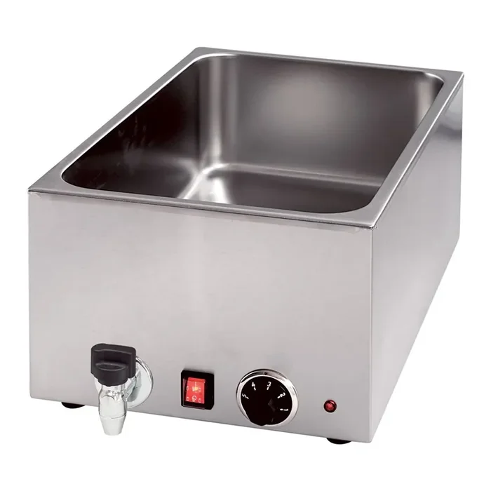 Bain-Marie with drain cock GN1 / 1 150 mm high