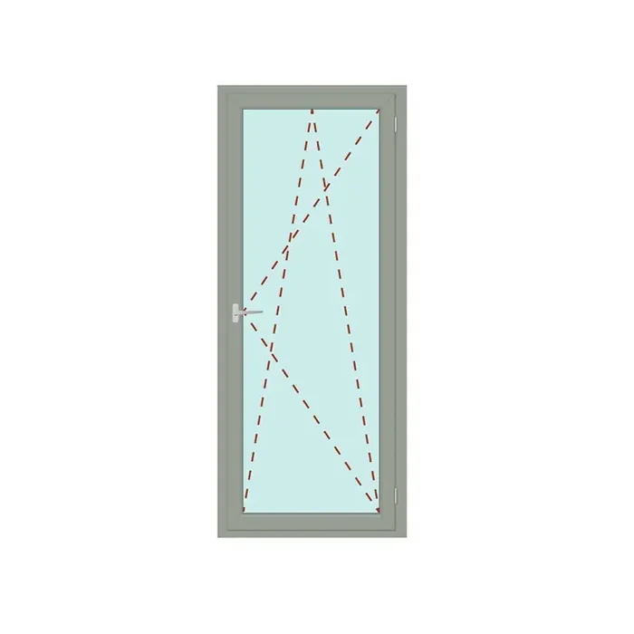 Balkontür System 76/3S 1-flg. DIN R