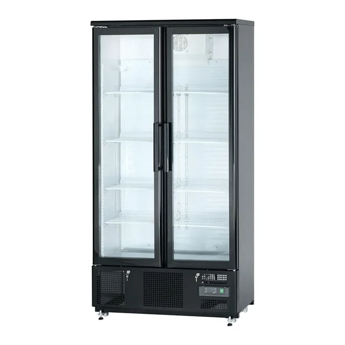 Bar display refrigerator, 490 liters, two sliding doors, 920 x 520 x 1872 mm (WxDxH)