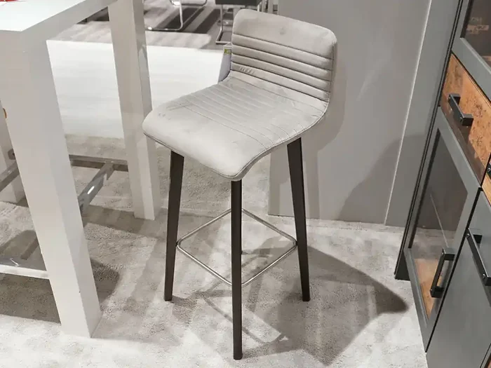 Barhocker „Lara Velvet Silver“