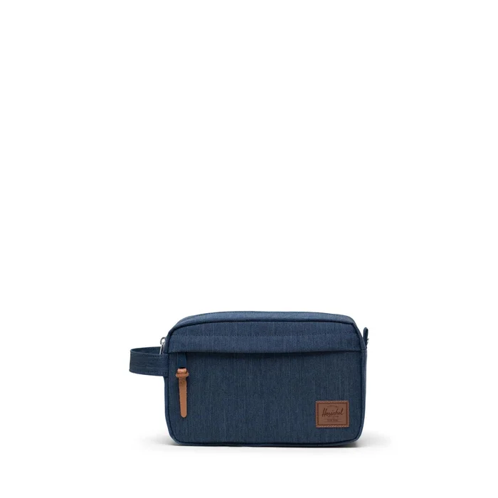 Bausatz Herschel chapter indigo denim crosshatch/saddle brown