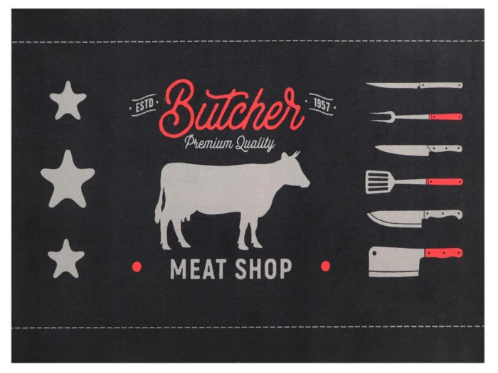 BBQ Grillunterlage | BEEF | 90×120 cm