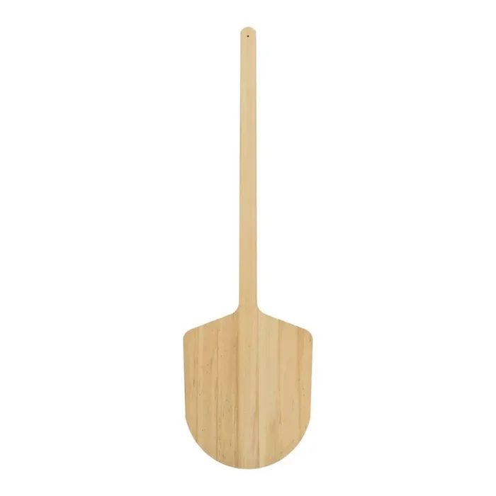 Beech wood pizza peel, 350 x 300 x 1100 mm (WxDxH)