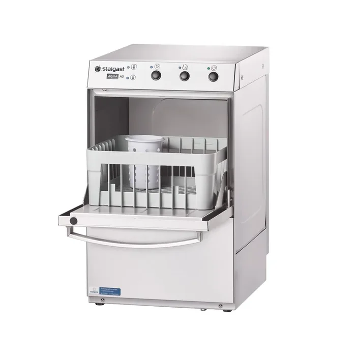 Bistro glass washer, including rinse aid dosing, detergent dosing and drain pump, 230V, 2.73 kW