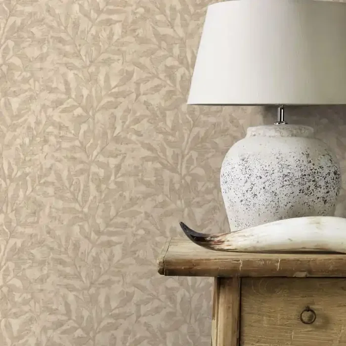 Blättertapete, Vliestapete Factory V beige