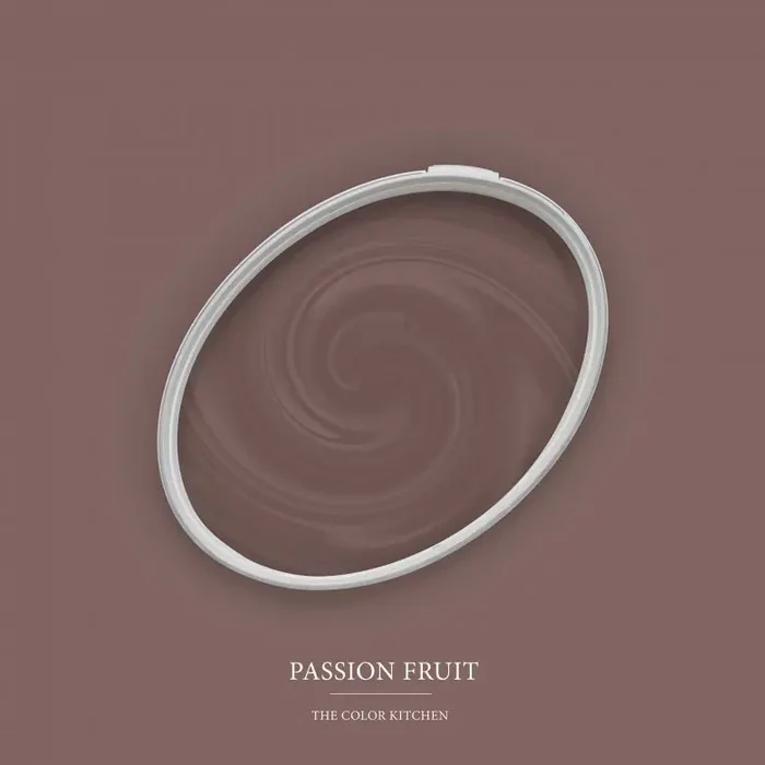 Braun Wandfarbe seidenmatt I Passion Fruit behagliche und ruhige Raumatmosphäre schaffend THE COLOR KITCHEN