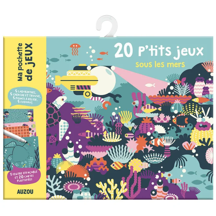 Brettspiele 20 p’tits jeux sous les mers (20 kleine Spiele unter dem Meer) Auzou