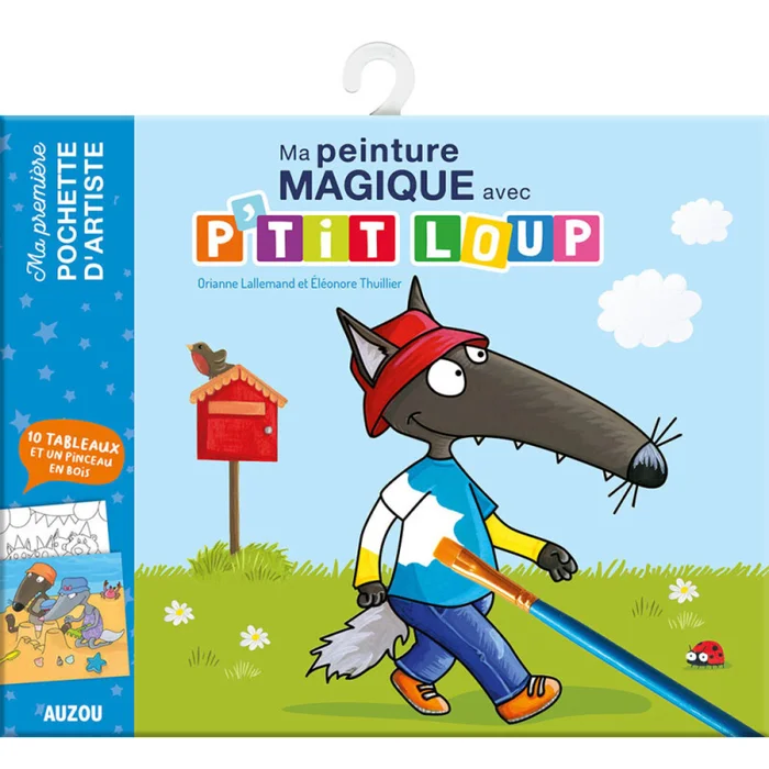 Buch für meine erste Künstlermappe Mein magisches Malen mit p’tit loup Auzou