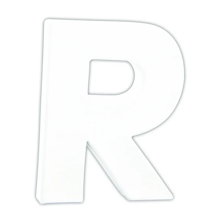 Buchstabenaufkleber kleine R Décopatch [Größe 1,5×10,5×12 cm]