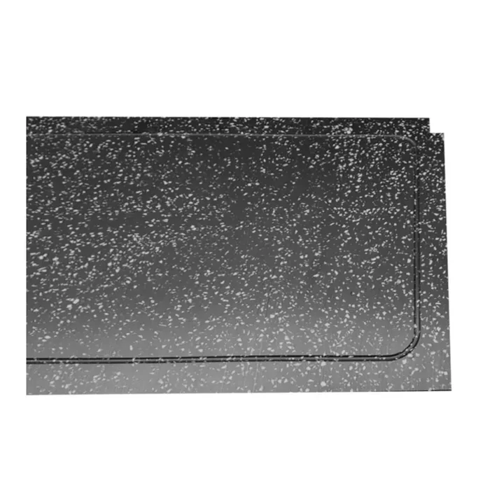 Circumferential water channel for all PE work surfaces