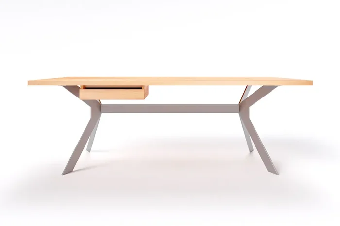 Computertisch Holz Slimo Wildbuche