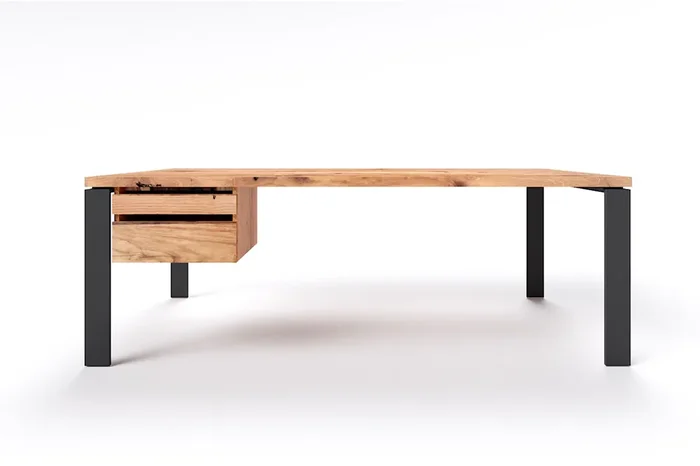 Computertisch nach Maß Recycling Eiche Karuk 10