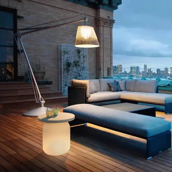 Couchtisch JUJU mit Beleuchtung von Garth Roberts für Serralunga