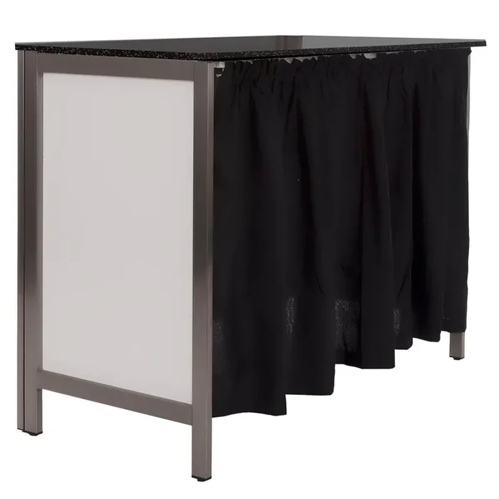 Curtain for folding counters incl. 2.0 m rail