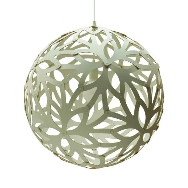 David Trubridge Floral Ø80 Weiß/ Weiß Pendelleuchte