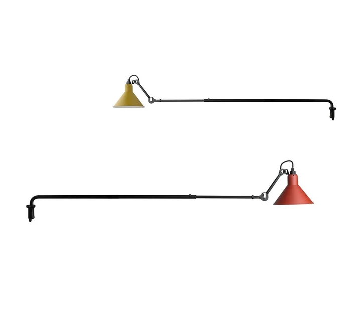 DCWéditions N°213 Schwarze Satin-Wandleuchte Entworfen von Bernard-Albin Gras