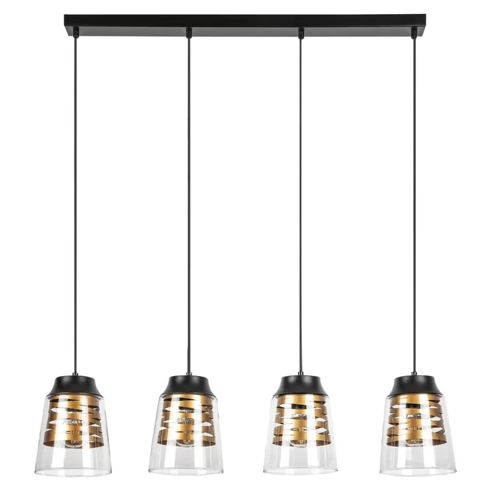 Deckenleuchten Pendelleuchte aus Glas Rabalux Zenaida E27 4xMAX 60W [Größe 31×21,5×77 cm]