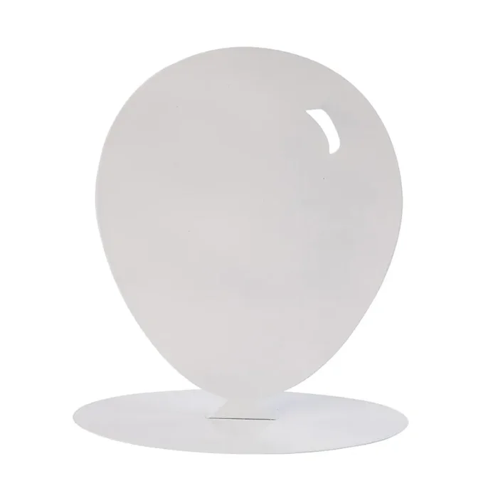 Deko-Glimmer-Herz silber (10cm)