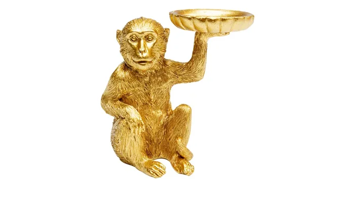Dekofigur Monkey Tealight 11 cm