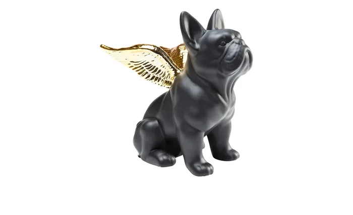 Dekofigur Sitting Angel Dog