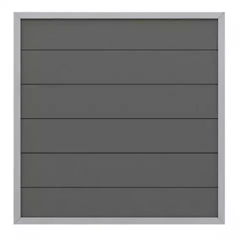 Design WPC Alu anthrazit 2220, 180x180cm