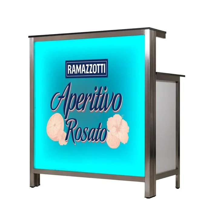 Digital printing for LED long drink counters