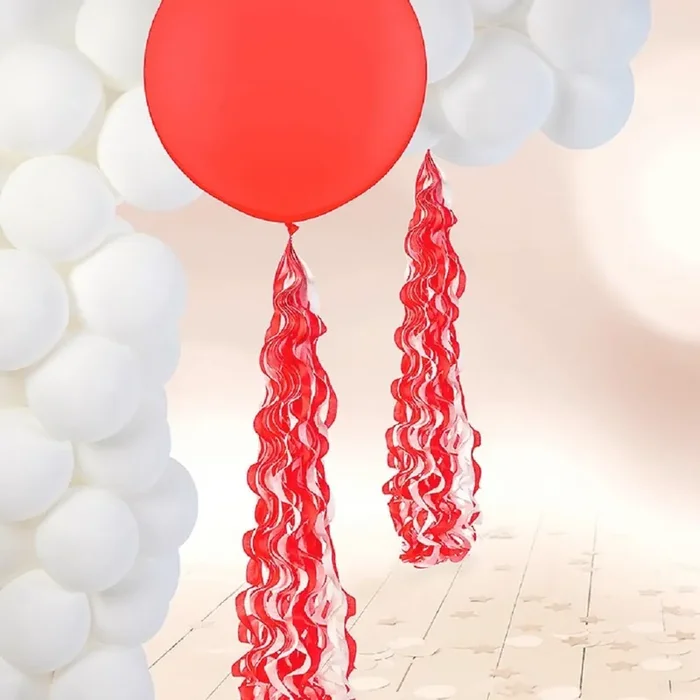 DIY Papier Tassel Rot 35 cm