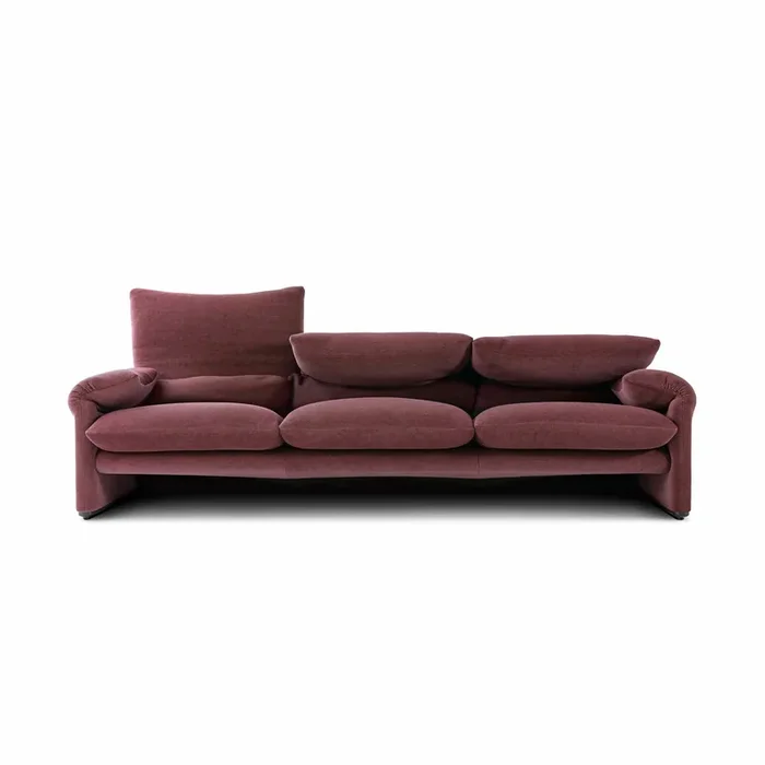 Dreisitzer-Stoffsofa MARALUNGA von Vico Magistretti für Cassina