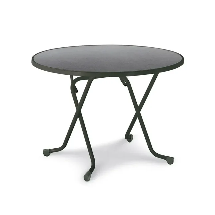 Dublin – Klapptisch rund 100 cm in Anthrazit