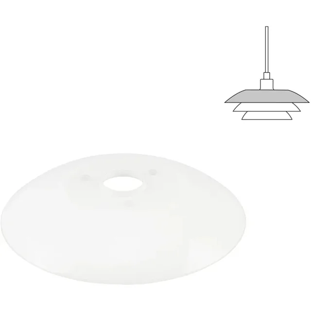 Dyberg Larsen Reserveglas Für DL31 Oberer Farbton Weiß