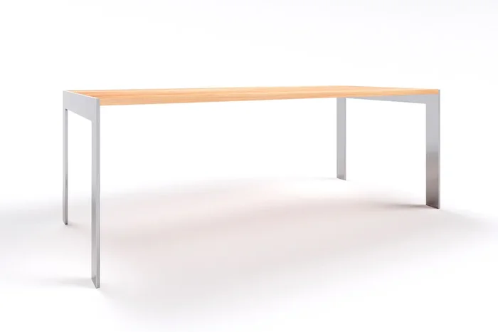 Esstisch mit Metallfüßen Trenton 10 Wildbuche