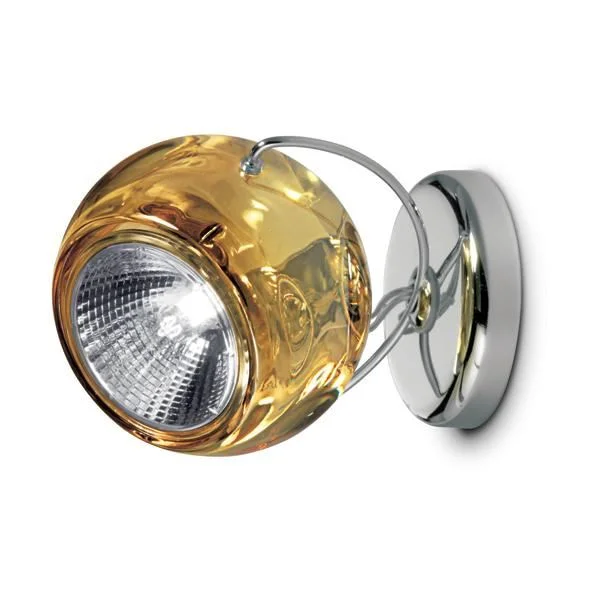 Fabbian Beluga Wand- & Deckenleuchte Gelb