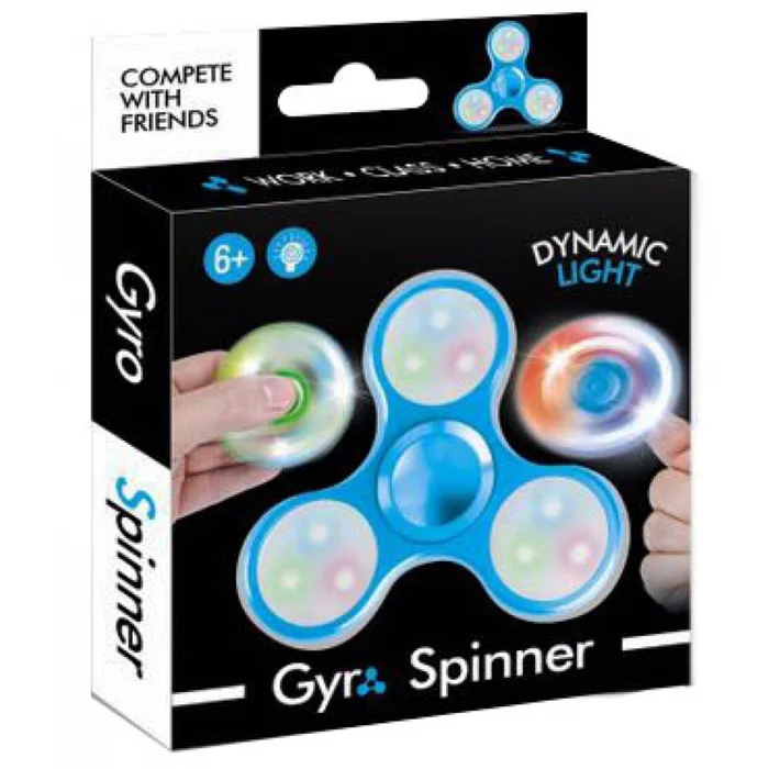 Fantasiespiele mit Licht an jedem Blatt Genérico Hand Spinner [Größe 2x2x12 cm]