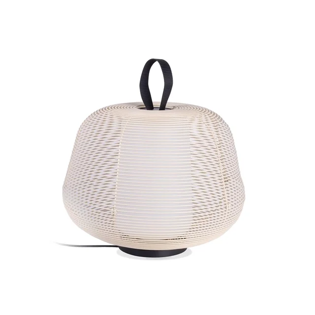 Faro NARA Outdoor Tischlampe Beige/ Opalweiß