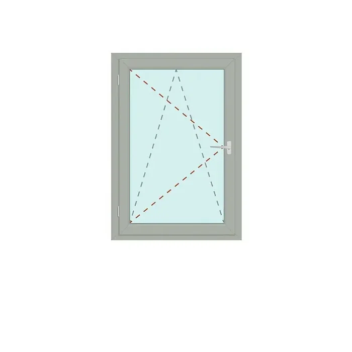 Fenster einflügelig Dreh/Kipp links – IDEAL 5000
