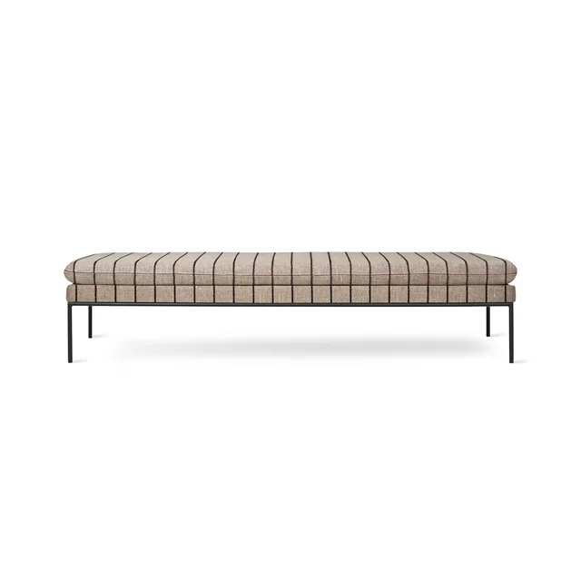 Ferm Living Turn Daybed Pasadena Schwarz Sand/ Schwarz