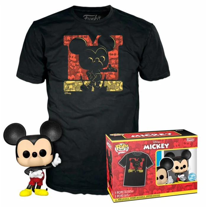 Figurine Funko POP & T-shirt Disney Mickey Exclusive [Größe S]